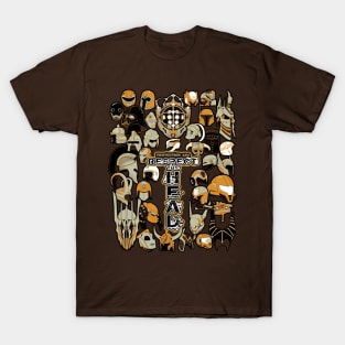 Respect the Head - helmets of fandom T-Shirt